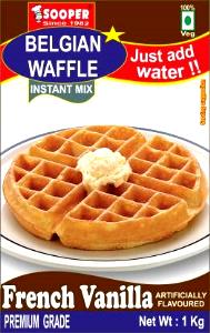 1 waffle (70 g) Belgian Waffle Vanilla