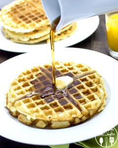 1 waffle Belgian Waffle with Butter