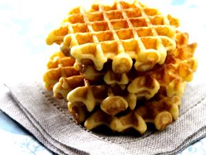 1 waffle Mini Sweet Belgian Waffle Cookie