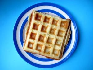 1 Waffle Waffle, Plain, Toasted, Rth