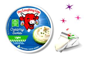 1 wedge Mini Creamy Swiss Cheese