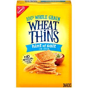1 Wheat Wafer Low Sodium 100% Whole Wheat Cracker