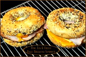 1 Whole (191.0 G) Bagel with Ham, Egg & Cheese