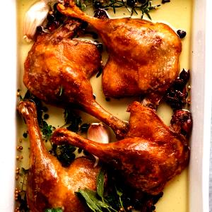 1 Whole (92.0 G) Duckling Leg, cooked