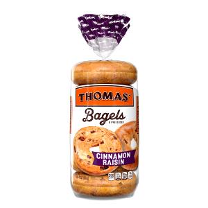 1 Whole, Mini (26.0 G) Cinnamon Raisin Bagel
