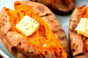1 whole potato Baked Sweet Potato