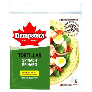 1 wrap (108 g) Spinach Wraps