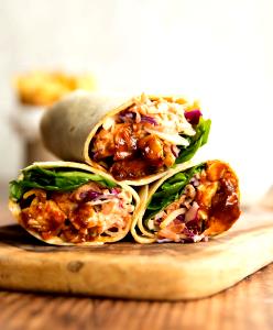 1 wrap (123 g) BBQ Chicken Wrap