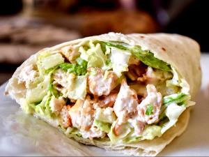 1 wrap (123 g) Chicken Ranch Wrap