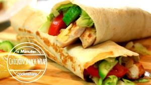 1 wrap (128.39 g) Chicken Strip Snack Wrap