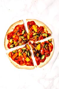 1 wrap (170 g) Low Fat Pizza Veggie Wraps