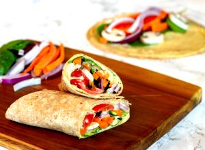 1 wrap (198 g) Veggie Hummus Wrap