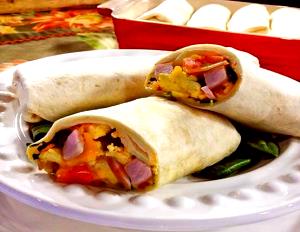 1 wrap (204 g) Southwestern Breakfast Hot Wrap with Bacon