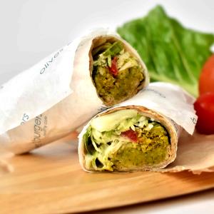 1 wrap (256 g) Falafel & Red Peppers Hot Wrap