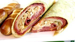1 wrap (265 g) Corned Beef Reuben Wrap