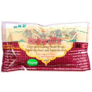 1 wrap (275 g) Naan and Kidney Bean Wrap