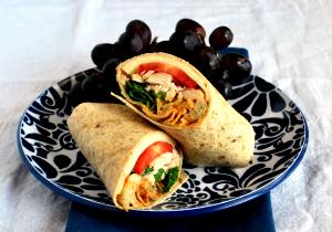 1 wrap (325 g) Cajun Chicken Wrap