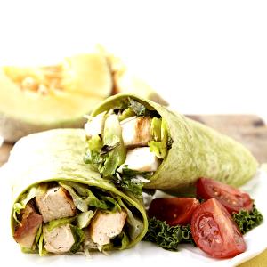 1 wrap (373 g) Chicken Caesar Salad D