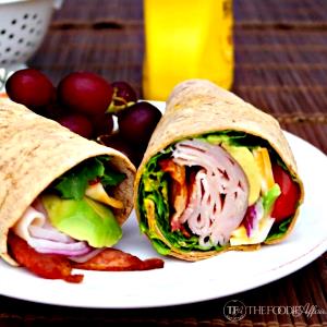 1 wrap (373 g) Honey Mustard Turkey Wrap