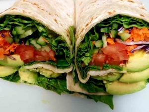 1 wrap (378 g) Veggie Delight Wrap