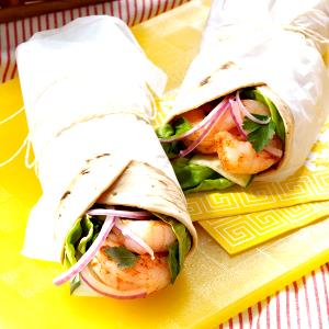 1 wrap (423 g) Cajun Shrimp Hot Wrap