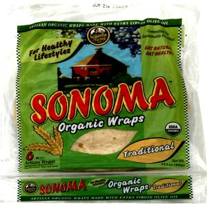 1 wrap (67 g) Sonoma Organic Wraps