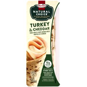 1 wrap (77 g) Natural Choice Turkey & Cheddar Wrap