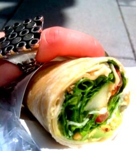 1 wrap Avocado Pine Nut Wrap
