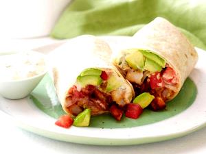 1 Wrap Cajun Prawns Wrap