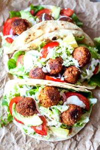 1 wrap Falafel Hummus Wrap