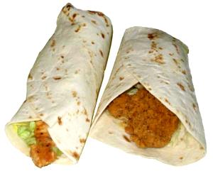 1 wrap Grilled Honey Mustard Snack Wrap (No Cheese)