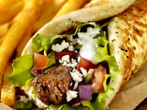 1 wrap Lamb Rolled Pita