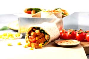 1 Wrap Mediterranean Smoked Tofu Wrap