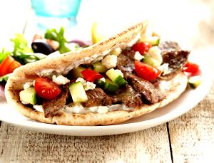 1 wrap Rustic Lamb Pita