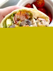 1 wrap Santa Fe Salad Wrap (Half)