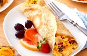 1 wrap Southwestern Chicken Chorizo Breakfast Wrap