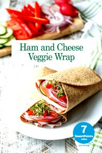 1 wrap Veggie Ham and Cheese Veggie Wrap
