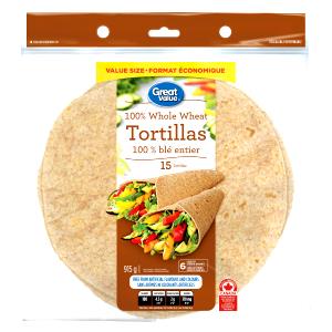 1 Wrap Wrap, 100% Whole Wheat