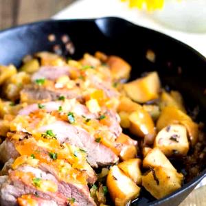 10 4/5 Oz Apple Glazed Pork Medallions Entree