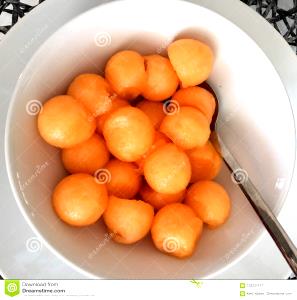 10 Cantaloupe Balls Cantaloupe Melons