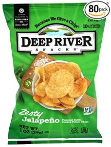 10 chips (1 oz) Jalapeno & Sea Salt Tortilla Chips