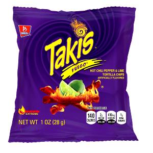 10 chips (28 g) Chile Lime Tortilla Chips