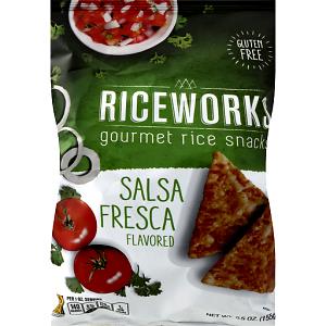 10 chips (28 g) Gourmet Brown Rice Crisps - Salsa Fresca