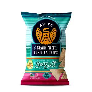 10 chips (28 g) Grain Free Tortilla Chips Sea Salt