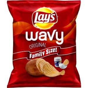 10 chips (28 g) Wavy Potato Chips