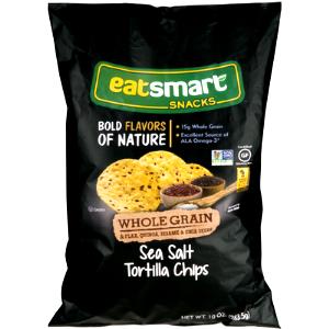 10 chips (30 g) Eat Smart Naturals Whole Grain Tortilla Chips