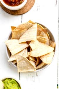 10 Chips Tortilla Chips, Baked W/Less Oil