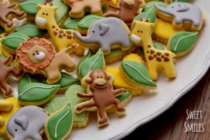 10 cookies (28 g) Safari Animals Cookies