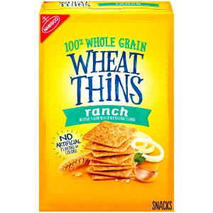 10 crackers (19 g) Organic Wheat Thins Crackers