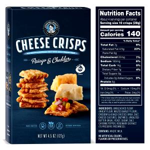 10 crisps (28 g) Asiago & Cheddar Cheese Crisps